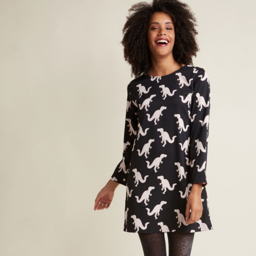 Compania Fantastica Dinosaur 🦕 Dress, Size Large